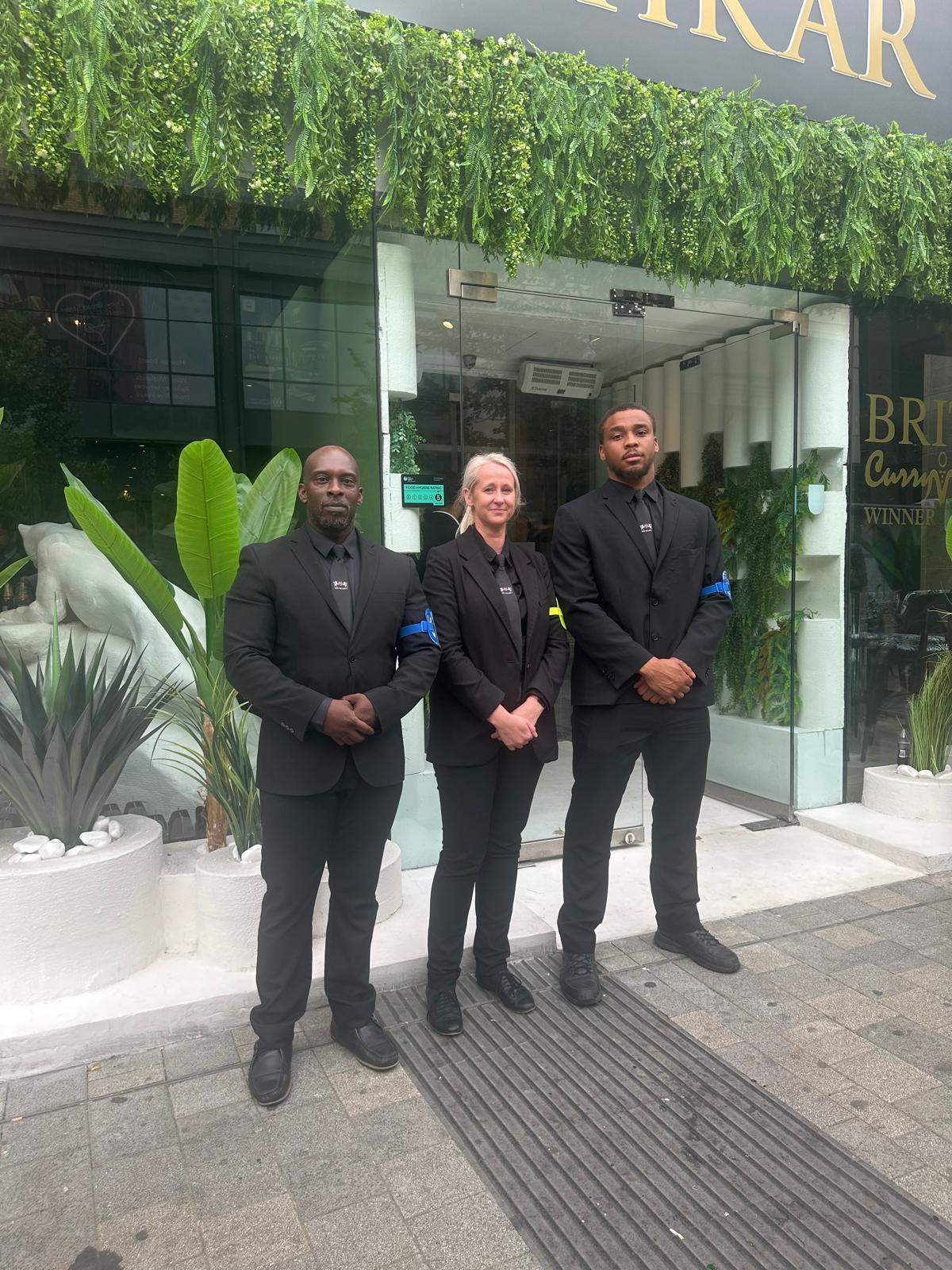 Concierge and reception security with KBG
